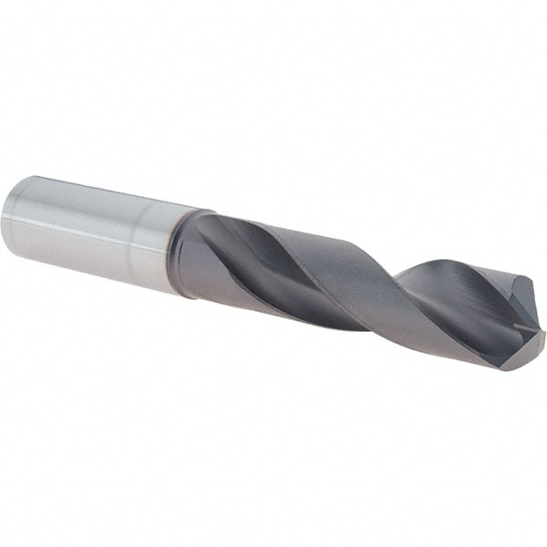 Iscar - 17mm 140° Spiral Flute Solid Carbide Screw Machine Drill Bit - USA Tool & Supply