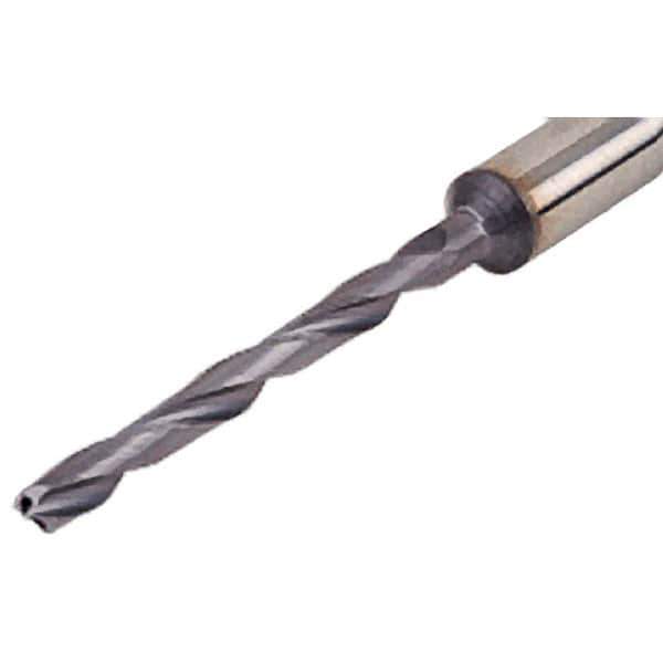 Iscar - 9.1mm, 140° Point, Spiral Flute, Solid Carbide Taper Length Drill Bit - TiAlN Finish, 95mm Flute Length, 142mm OAL, Series SCD-ACP8 - USA Tool & Supply