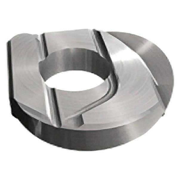 Iscar - HBRD250 QF Grade IC908 Carbide Milling Insert - TiAlN Finish, 5.4mm Thick, 25mm Inscribed Circle, 12.5mm Corner Radius - USA Tool & Supply