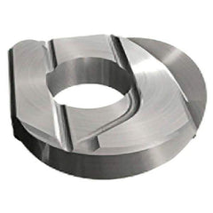 Iscar - HBRD250 QF Grade IC908 Carbide Milling Insert - TiAlN Finish, 5.4mm Thick, 25mm Inscribed Circle, 12.5mm Corner Radius - USA Tool & Supply