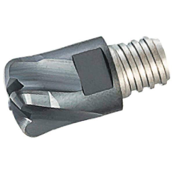 Iscar - MM EEF Grade IC903 Carbide End Milling Tip Insert - AlTiN Finish, 6 Flutes, 24.99mm Cutting Diam, 1.19mm Depth of Cut, 24.99mm Extension, 0.122" Cnr Rad - USA Tool & Supply