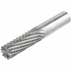 Iscar - 10mm Diam, End Mill End, Solid Carbide Diamond Pattern Router Bit - Right Hand Cut, 2-53/64" OAL, Use on Composite - USA Tool & Supply