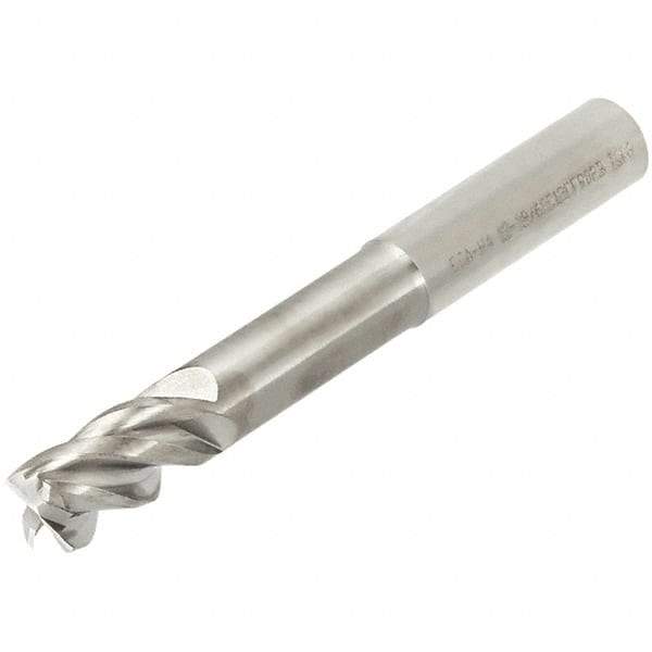 Iscar - 16mm, 4 Flute, Single End, Solid Carbide, 0.2mm Corner Radius End Mill - 100mm OAL, Right Hand Flute, 32mm LOC, Right Hand Cut, 48mm Extended Reach - USA Tool & Supply