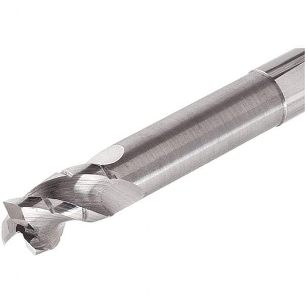 Iscar - 16mm, 3 Flute, Single End, Solid Carbide, 0.2mm Corner Radius End Mill - 128mm OAL, Right Hand Flute, 24mm LOC, Right Hand Cut, 80mm Extended Reach - USA Tool & Supply