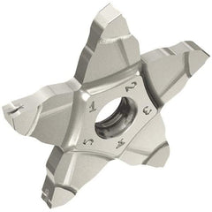 Iscar - PENTA34N270 J IC908 Grade, 0.106" Cutting Width, Carbide Cutoff Insert - Neutral Lead Angle, 0.004" Cnr Rad, TiAlN Coated, Other End - USA Tool & Supply