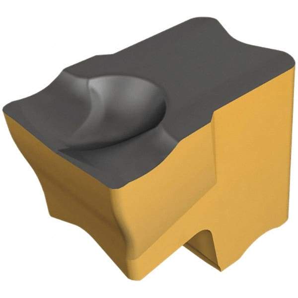 Iscar - TAG1.6 J IC808 Grade, 0.063" Cutting Width, Carbide Cutoff Insert - Neutral Lead Angle, 0.006" Cnr Rad, TiAlN/AlTiN/TiN Coated, Single End - USA Tool & Supply
