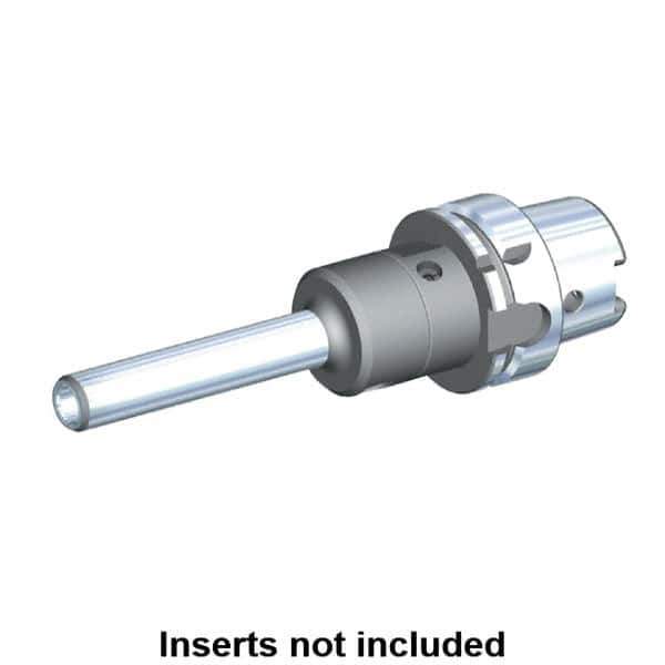 Kennametal - HSK100A Taper Shank, 10mm Hole Diam, Hydraulic Tool Holder/Chuck - 17.5mm Nose Diam, 200mm Projection, 171mm Clamp Depth, 15,000 RPM, Through Coolant - Exact Industrial Supply