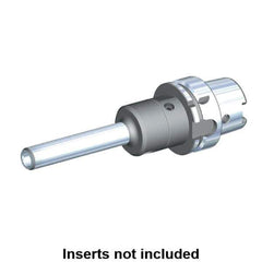 Kennametal - HSK100A Taper Shank, 12mm Hole Diam, Hydraulic Tool Holder/Chuck - 19.5mm Nose Diam, 200mm Projection, 36mm Clamp Depth, 15,000 RPM, Through Coolant - Exact Industrial Supply