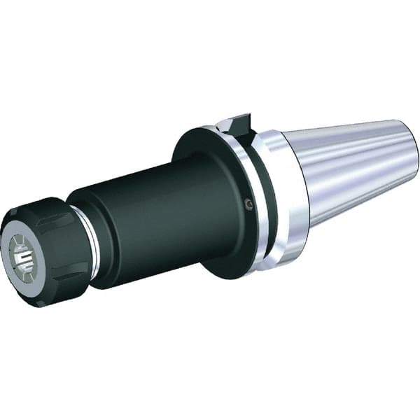 Kennametal - 3mm to 26mm Capacity, 120mm Projection, BTKV40 Taper Shank, ER40 Collet Chuck - Through-Spindle & DIN Flange Coolant - Exact Industrial Supply