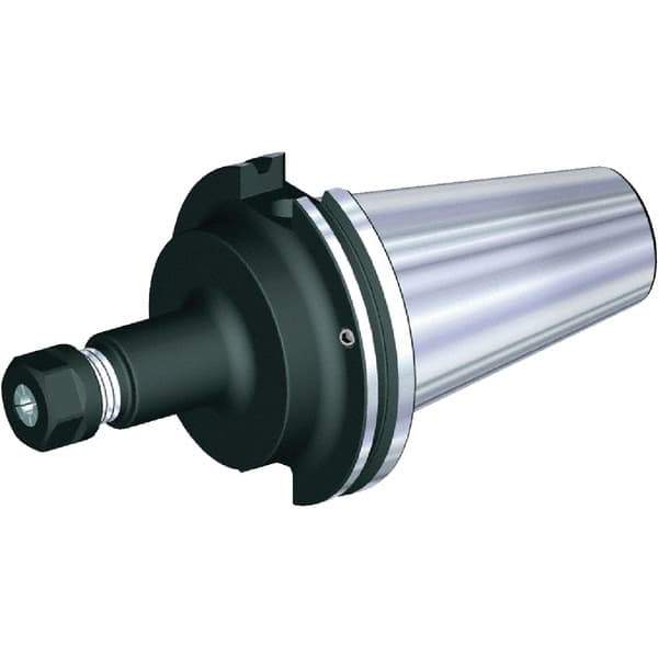 Kennametal - 0.5mm to 10mm Capacity, 2-1/2" Projection, CVKV50 Taper Shank, ER16 Collet Chuck - Through-Spindle & DIN Flange Coolant - Exact Industrial Supply