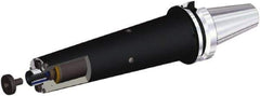 Kennametal - BTKV40 Taper Shank 22mm Pilot Diam Shell Mill Holder - 260mm Flange to Nose End Projection, 49mm Nose Diam, M10x1.5 Lock Screw, Through-Spindle & DIN Flange Coolant - Exact Industrial Supply