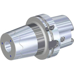 Kennametal - 32mm Hole Diam, HSK100A Taper Shank Shrink Fit Tool Holder & Adapter - 110mm Projection, 70mm Nose Diam, 52mm Clamping Depth, 25,000 RPM, Through Coolant - Exact Industrial Supply