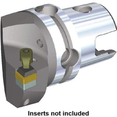 Kennametal - Right Hand Cut, Size KM50, CN.. Insert Compatiblity, Internal or External Modular Turning & Profiling Cutting Unit Head - 35mm Ctr to Cutting Edge, 50mm Head Length, Through Coolant - USA Tool & Supply