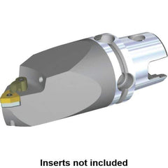 Kennametal - Right Hand Cut, Size KM63, WN.. Insert Compatiblity, Modular Turning & Profiling Cutting Unit Head - 115mm Head Length, Through Coolant, Series M-Clamping - USA Tool & Supply