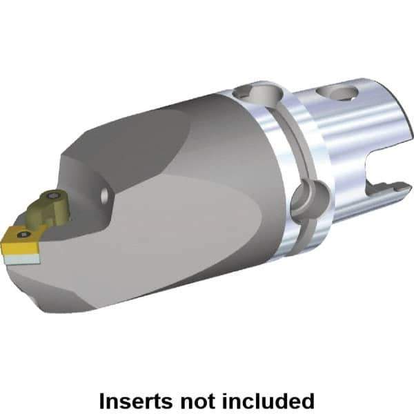 Kennametal - Neutral Cut, Size KM63, CN.. Insert Compatiblity, Modular Turning & Profiling Cutting Unit Head - 115mm Head Length, Through Coolant, Series M-Clamping - USA Tool & Supply