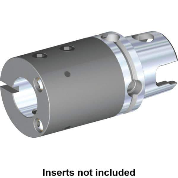 Kennametal - 8mm Bore Diam, 40mm Body Diam x 50mm Body Length, Boring Bar Holder & Adapter - 0.0984" Screw Thread Lock, 36mm Bore Depth, Internal & External Coolant - Exact Industrial Supply