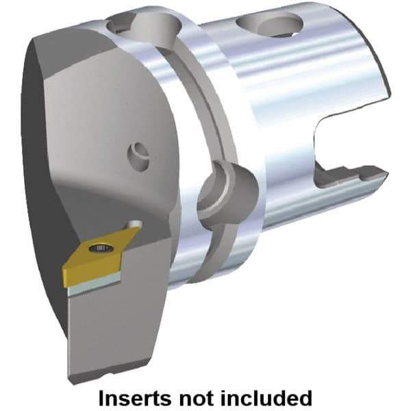 Kennametal - Left Hand Cut, Size KM40, VB.. Insert Compatiblity, Modular Turning & Profiling Cutting Unit Head - 27mm Ctr to Cutting Edge, 47mm Head Length, Through Coolant, Series S-Clamping - USA Tool & Supply