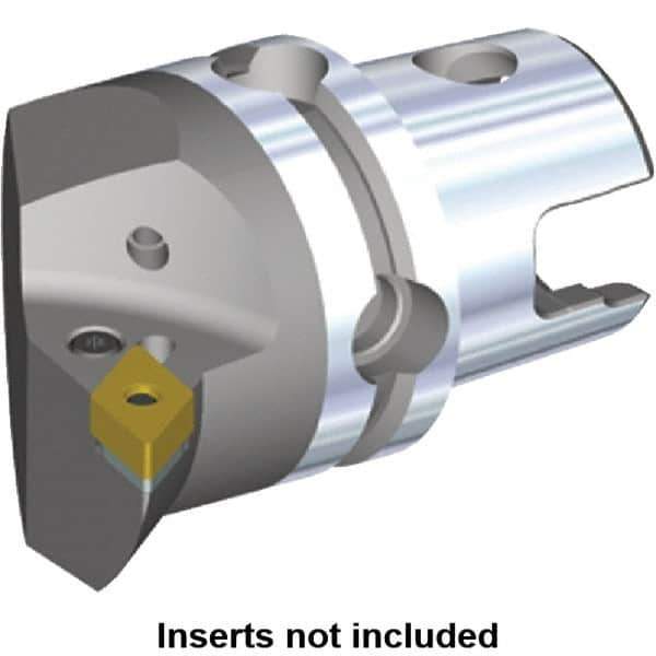 Kennametal - Right Hand Cut, Size KM40, DN.. Insert Compatiblity, Internal or External Modular Turning & Profiling Cutting Unit Head - 27mm Ctr to Cutting Edge, 40mm Head Length, Through Coolant, Series Kenlever - USA Tool & Supply