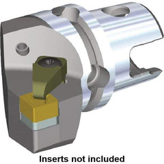Kennametal - Left Hand Cut, Size KM50, SN.X Insert Compatiblity, Modular Turning & Profiling Cutting Unit Head - 35mm Ctr to Cutting Edge, 50mm Head Length, Through Coolant - USA Tool & Supply