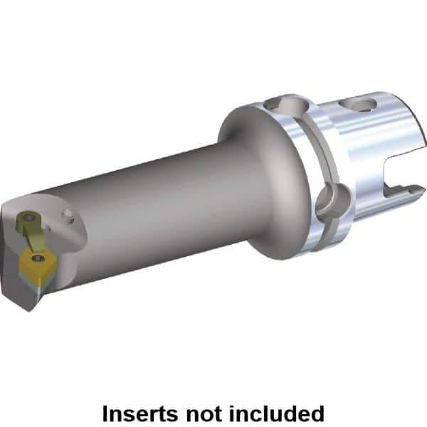 Kennametal - Left Hand Cut, 50mm Min Bore Diam, Size KM50 Modular Boring Cutting Unit Head - 3.5827" Max Bore Depth, Through Coolant, Compatible with DN.. - USA Tool & Supply