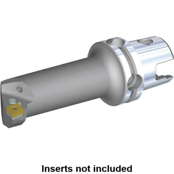 Kennametal - Right Hand Cut, 32mm Min Bore Diam, Size KM40 Modular Boring Cutting Unit Head - 2.9528" Max Bore Depth, Through Coolant, Compatible with CN.. - USA Tool & Supply