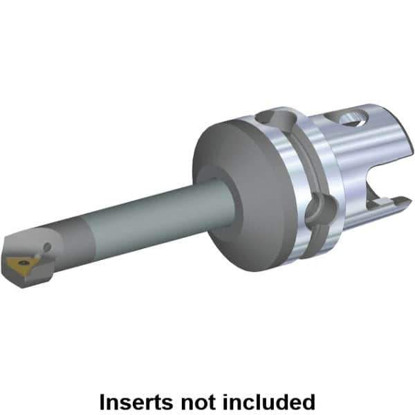 Kennametal - Right Hand Cut, 20mm Min Bore Diam, Size KM50 Carbide Modular Boring Cutting Unit Head - 3.1496" Max Bore Depth, Through Coolant, Compatible with TP.. - USA Tool & Supply