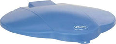 Vikan - 3 Gal Polypropylene Pail Lid - Blue, For Use with 5688 - USA Tool & Supply