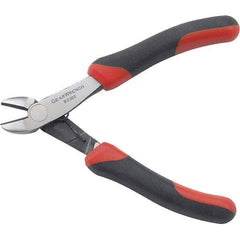 GearWrench - Cutting Pliers - 5" BLK/RED SLIM HNDL MINI DIAG CUTTING PLIERS - USA Tool & Supply