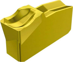 Sandvik Coromant - L151.230 4E 2135 Grade, 0.1181" Cutting Width, Carbide Cutoff Insert - 0° Left Hand Lead Angle, 0.0118" Cnr Rad, TiCN/Al2O3/TiN Coated - USA Tool & Supply