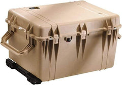 Pelican Products, Inc. - 23" Wide x 19-31/64" High, Clamshell Hard Case - Tan, Polyethylene - USA Tool & Supply