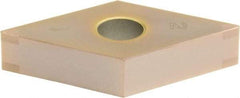 Sumitomo - 4NC-DNGA431 Grade BNC160 PCBN Turning Insert - TiN Finish, 55° Diamond, 1/2" Inscr Circle, 3/16" Thick, 1/64" Corner Radius - USA Tool & Supply