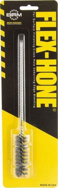 Brush Research Mfg. - 5/8" to 0.709" Bore Diam, 800 Grit, Boron Carbide Flexible Hone - Extra Fine, 8" OAL - USA Tool & Supply