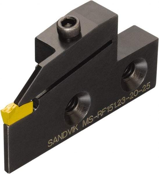 Sandvik Coromant - Neutral Cut Indexable Grooving Cartridge - RF 151 Insert Style - USA Tool & Supply