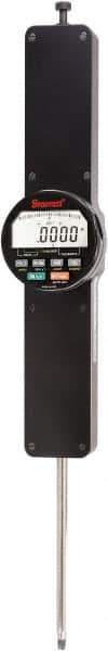 Starrett - 4" Max Measurement, 0.0001" Graduation, Electronic Drop Indicator - Accurate to 0.0002", Inch & Metric System, LCD Display - USA Tool & Supply