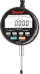 Starrett - 1" Max Measurement, 0.00005" Graduation, Electronic Drop Indicator - Accurate to 0.0001", Inch & Metric System, LCD Display - USA Tool & Supply