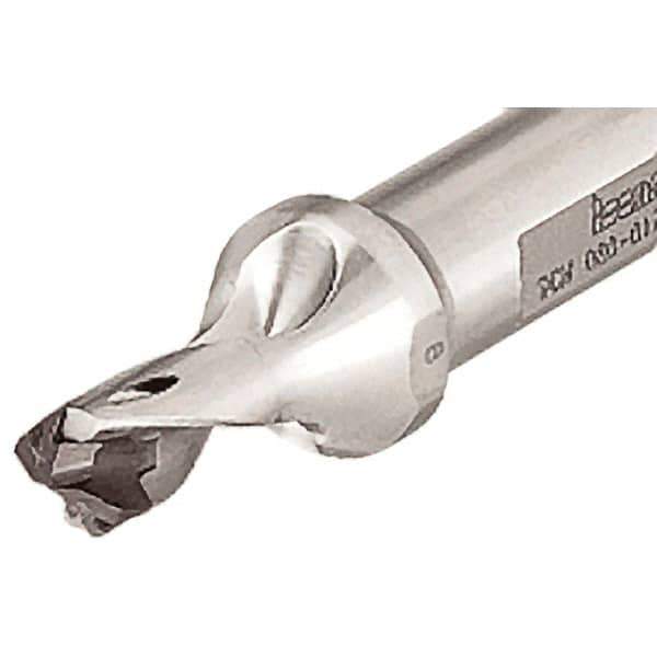 Iscar - 0.335 to 0.35" Diam, 1.5xD, 1/2" Max Drill Depth, 2.87" OAL, Replaceable Tip Drill - 2.87" OAL, 1.5xD Drill Depth by Diam Ratio - USA Tool & Supply