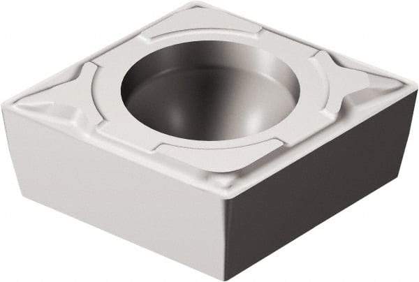 Sandvik Coromant - CCMT32.50 KF Grade H13A Carbide Turning Insert - Uncoated, 80° Diamond, 3/8" Inscr Circle, 5/32" Thick, 0.2mm Corner Radius - USA Tool & Supply
