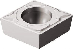Sandvik Coromant - CCMT32.50 KF Grade H13A Carbide Turning Insert - Uncoated, 80° Diamond, 3/8" Inscr Circle, 5/32" Thick, 0.2mm Corner Radius - USA Tool & Supply