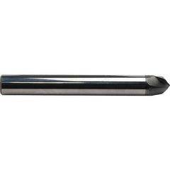 Emuge - 20° Taper Angle per Side, 16mm Small End Diam, 18.5mm LOC, Solid Carbide 3 Flute Tapered Circle Segment Taper Form End Mill - AlCr Finish, 108mm OAL, 16mm Shank Diam, Spiral Flute, 30° Helix - USA Tool & Supply