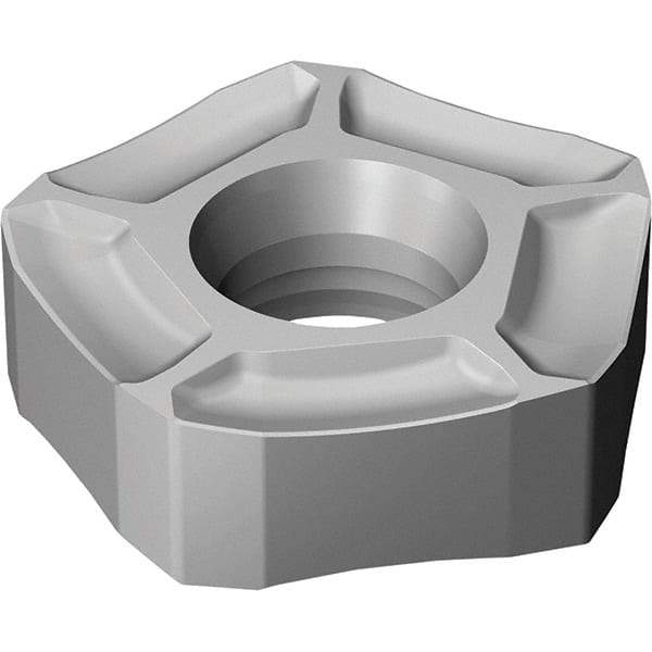 Sandvik Coromant - 357R2408 PM Grade 1130 Carbide Milling Insert - AlTiCrN Finish, 7.94mm Thick, 24.4mm Inscribed Circle, 1mm Corner Radius - USA Tool & Supply