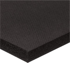 Value Collection - 1" Thick x 1" Wide x 3' Long Black Closed Cell Buna-N Foam Rubber Roll - Stock Length, Adhesive Back, -40°F to 200°F - USA Tool & Supply