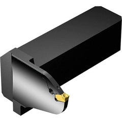 Sandvik Coromant - Right Hand, 32mm Max Depth of Cut, Indexable Grooving Tool Holder - 25mm Shank Height, 25mm Shank Width, Through Coolant - USA Tool & Supply