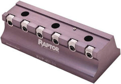 Raptor Workholding - 1-1/2" Jaw Width, 12" High x 17" Long x 7" Wide Dovetail Vise - For Use with 4 & 5 Axis Workholding Systems - USA Tool & Supply