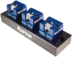 Raptor Workholding - 3/4" Jaw Width, 2-7/8" High x 10" Long x 4" Wide Dovetail Vise - For Use with 4 & 5 Axis Workholding Systems - USA Tool & Supply
