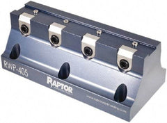 Raptor Workholding - 3/4" Jaw Width, 3" High x 8" Long x 3.8" Wide Dovetail Vise - For Use with 4 & 5 Axis Workholding Systems - USA Tool & Supply
