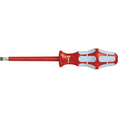 Wera - 3-1/8" Blade Length Insulated Screwdriver - 137mm OAL - USA Tool & Supply