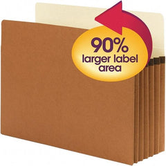SMEAD - 11-3/4 x 9-1/2", Letter Size, Redrope, Expansion Folders - USA Tool & Supply