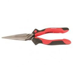 6.3" SOFTGRIP LONG NOSE PLIERS - USA Tool & Supply