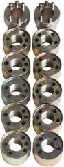 Jendyk - Wheel Lock Set - For Use with Hub-Piloted Wheels (M22 x 1.5 Thread Size) - USA Tool & Supply