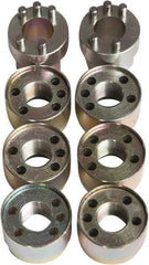 Jendyk - Wheel Lock Set - For Use with Hub-Piloted Wheels (M22 x 1.5 Thread Size) - USA Tool & Supply